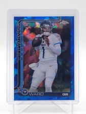 CAM WARD 2025 TOPPS CHROME SAPPHIRE ROOKIE #314 TITANS Q5692