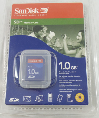 SanDisk 1 GB Secure Digital Card (SDSDB-1024-A10)
