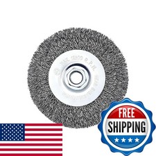 OSFTBVT Wire Wheel Brush 4in for 4-1/2" Angle Grinder Rust Removal 1pcs