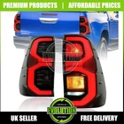 GR STYLE LED TAIL LIGHT SMOKED REAR LIGHTS UPGRADE FOR TOYOTA HILUX 2015-20121