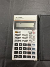 Vintage SHARP EL-506P Scientific Calculator With Case. Tested Working