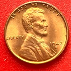 1942-S Lincoln Wheat Cent Penny GEM RED BU From an Original Bank Roll