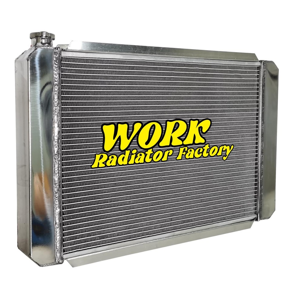 Radiador De Aluminio Universal Para Carreras Northern 209657 – 26 X 16 Pulgadas, 2 Filas, Perfil Bajo Para GM Chevy