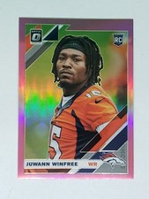 Juwann Winfree 2019 Donruss Optic #147 Rookie RC Pink Prizm Denver Broncos