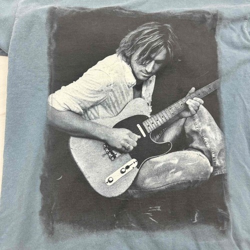 Gildan Keith Urban Country Guitar 2004 Tour Graphic Tee Unisex Blue Youth Medium - Picture 2 of 8