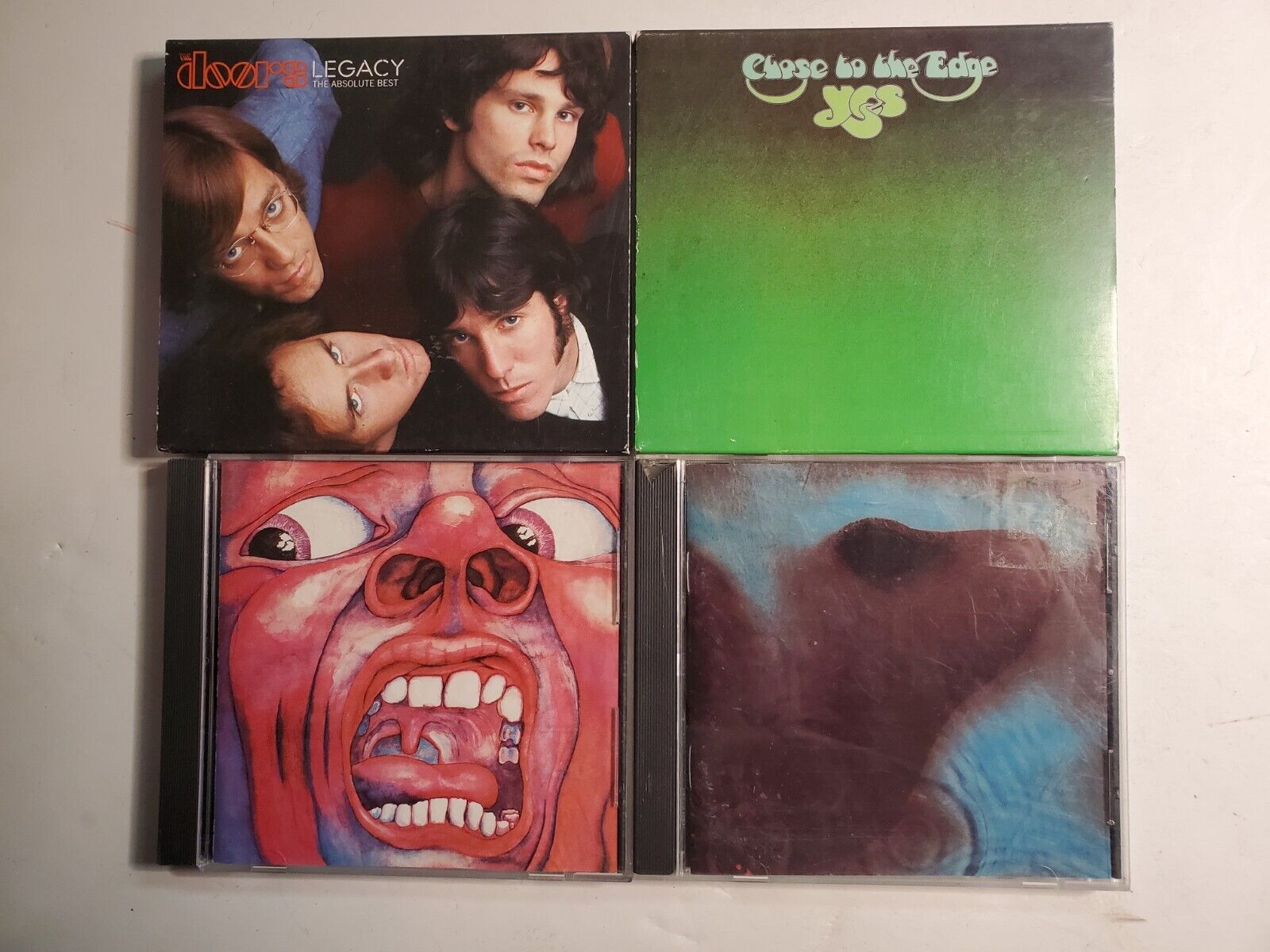 Lot 4 Music CD - Doors Legacy, Yes, King Crimson, Pink Floyd Meddle