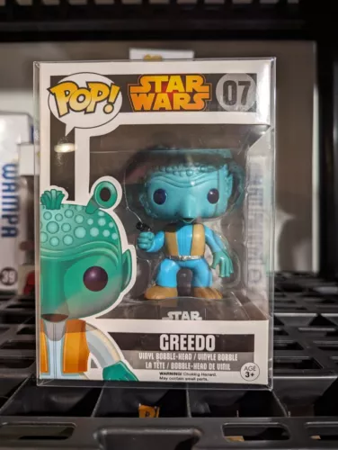 Funko Pop Star Wars Vaulted Greedo 07  With Protector