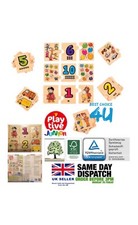 Playtive Junior 30-Piece Number Puzzle Set,The Perfect Gift for Your Little Ones