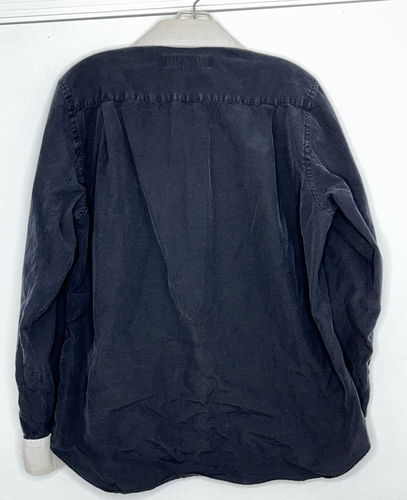 Comme Des Garcons S.A. SHIRT Button Down Long Sleeve Black Mens Med White Collar - Picture 10 of 23