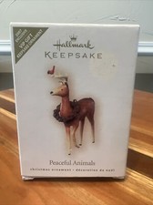 2007 Hallmark Keepsake Peaceful Animals Christmas Ornament Exclusive