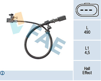 FAE 79384 Impulsgeber, Kurbelwelle For Audi Seat Skoda VW-image