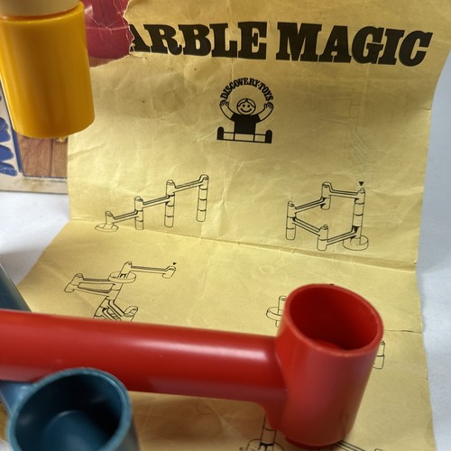 Marble Magic Maze Puzzle Vintage 1983 20+ Pieces, Instructions + Marbles - Picture 4 of 10