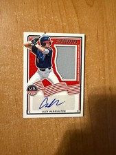 2025 Panini Stars & Stripes - Alex Harrington - Silhouettes Auto Relic /199
