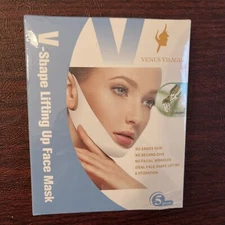 5 Piece V Line Lifting Mask Face Slimming Strap, Chin Up Mask NEW