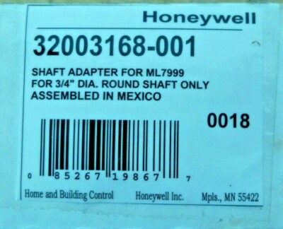 HONEYWELL 32003168-001 SHAFT ADAPTER FOR ML7999 FOR 3/4