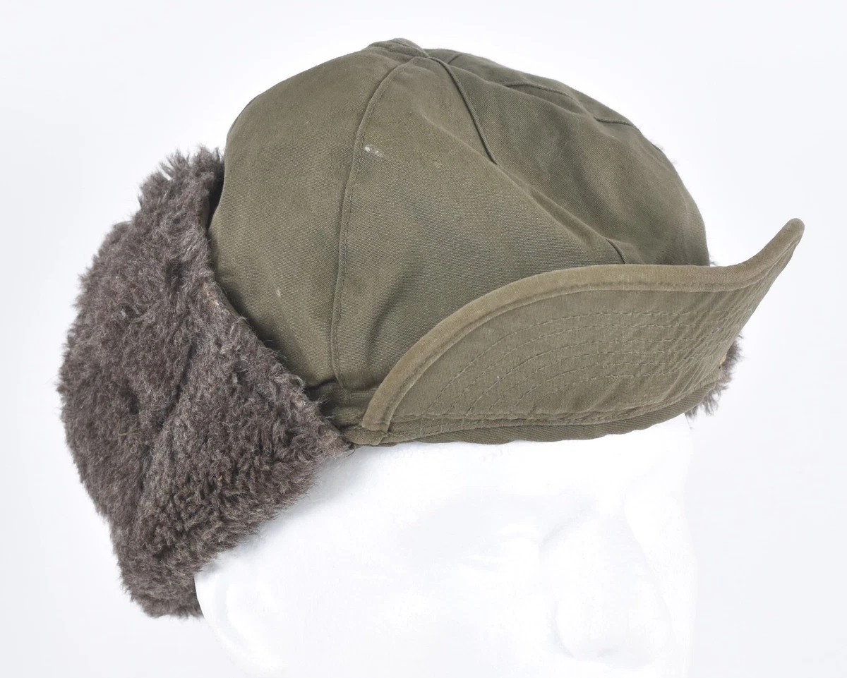 Original US Military Korean War Field Pile Cap Dated 1951 Winter Hat Size 7  Z11