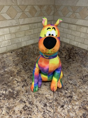 rainbow scooby doo stuffed animal