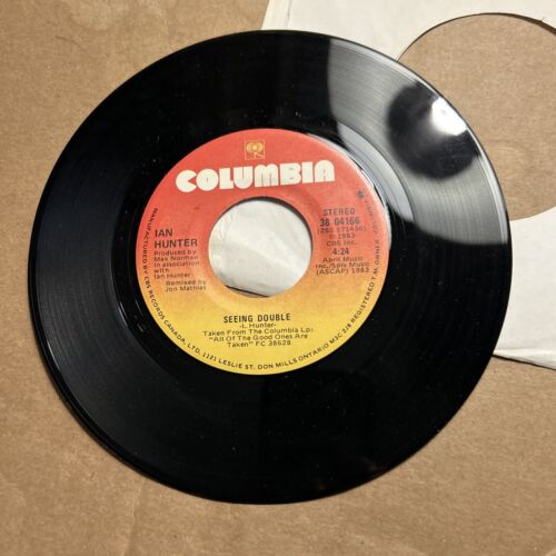 Ian Hunter That Girl Is Rock 'N' Roll/Seeing Double 1983 Columbia Records 45