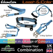 Pet Leads Leashes Collars, 2 Way  3 Way Splitters Top Quality Colour Coordinated