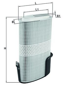 KNECHT LX 1009/6 Luftfilter für PORSCHE