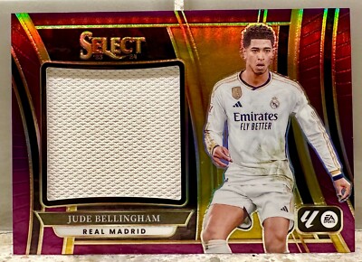 JERSEY NUMBER MATCH! 2023-24 Panini Select Jumbo Swatches Jude Bellingham 5/49!