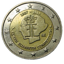 Belgica 2€ 2012 (KM#317) (75ºAniv.concurso musica Queen Elisabeth) S/C Ref,M2990