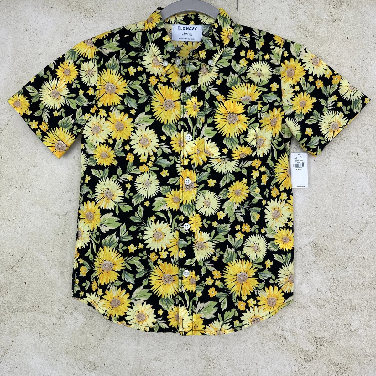 boys sunflower shirt