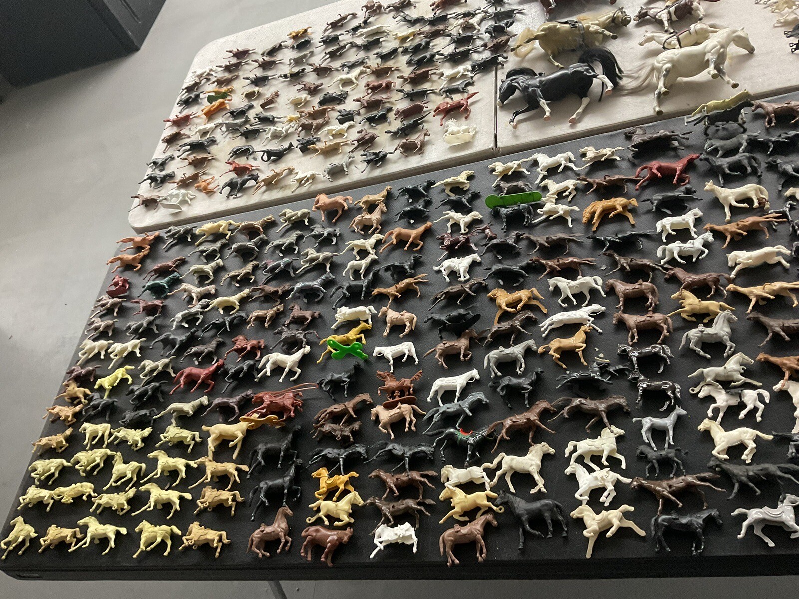 Large Lot Of 350 Vintage Marx Mpc China And More Toy Plastic Horses eBay