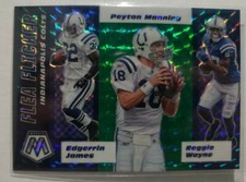 🔥2020 Panini Mosaic Flea Flicker Mosaic Green #9 PEYTON MANNING Colts