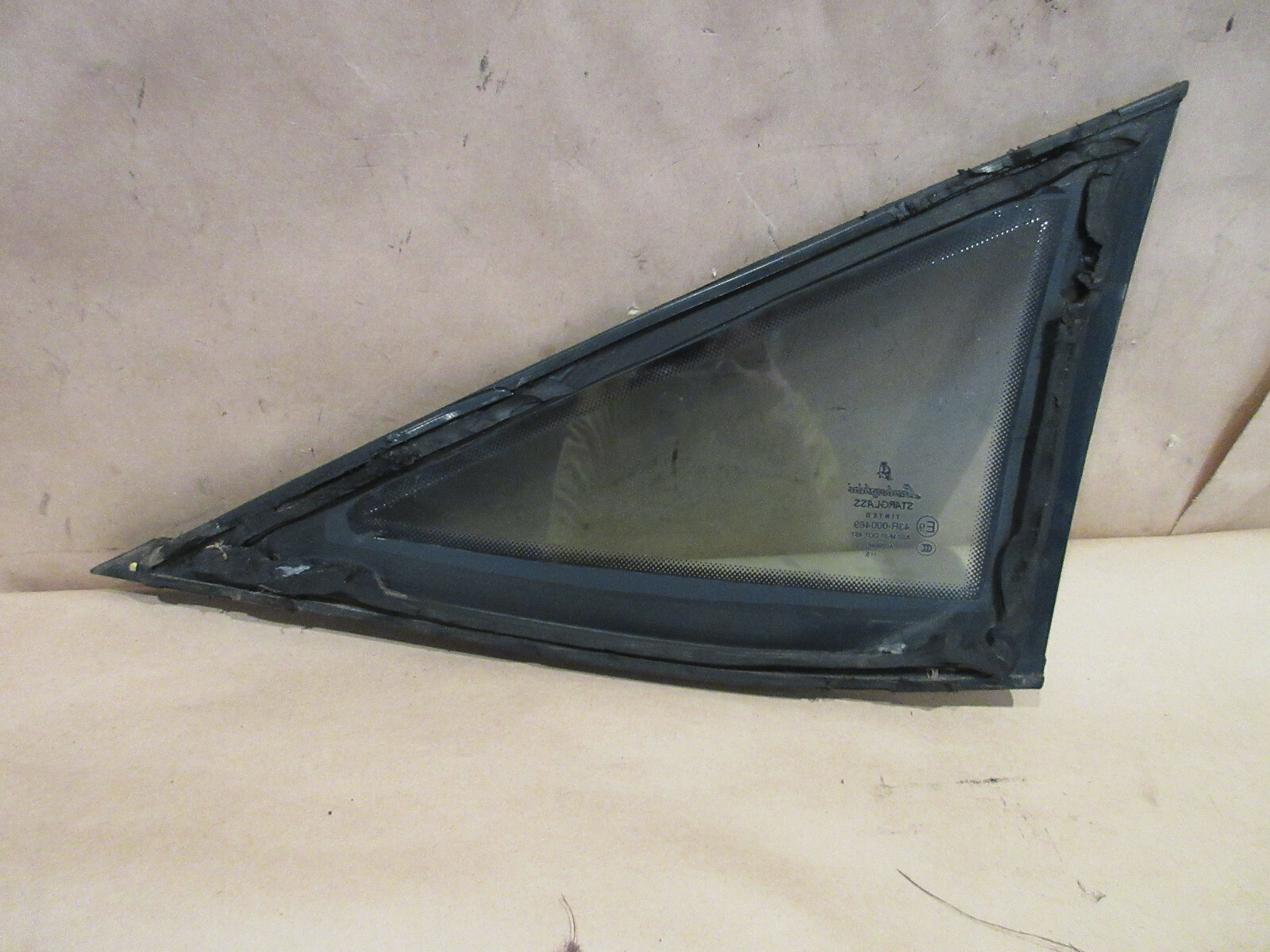 Lamborghini Gallardo - RH Front Window Fixed Quarter Glass P/N 400845116A