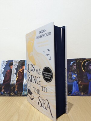 Signed-First Edition-Lies We Sing to the Sea by Sarah Underwood-Sprayed-New