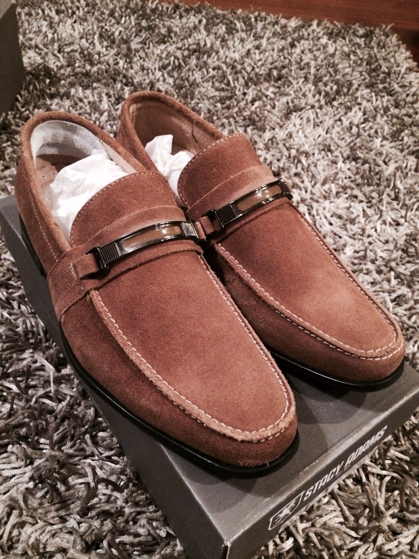 NEW w/ Box-Stacy Adams Carville - Tan (Sand) Suede Bit  display picture 2