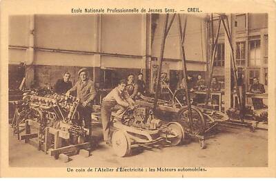 60 - Creil - SAN21870 - Eine Ecke der Elektrizitätswerkstatt - Die Automotoren