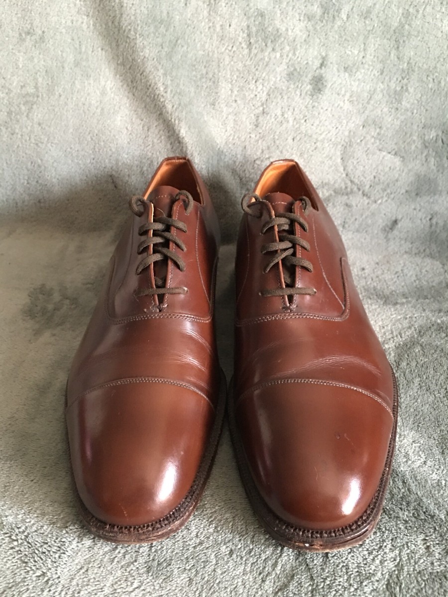 Church's Mens Shoes Balmoral Brown Leather Formal Oxford Size UK 8