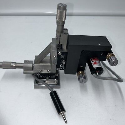 Newport 2 Axis Micrometer XY Stage 461 Series w/ Coherent 50 mw laser 301185345