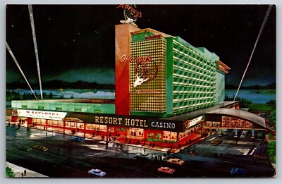 Harveys Resort Hotel Wagon Wheel Casino Lake Tahoe NV Postcard K18