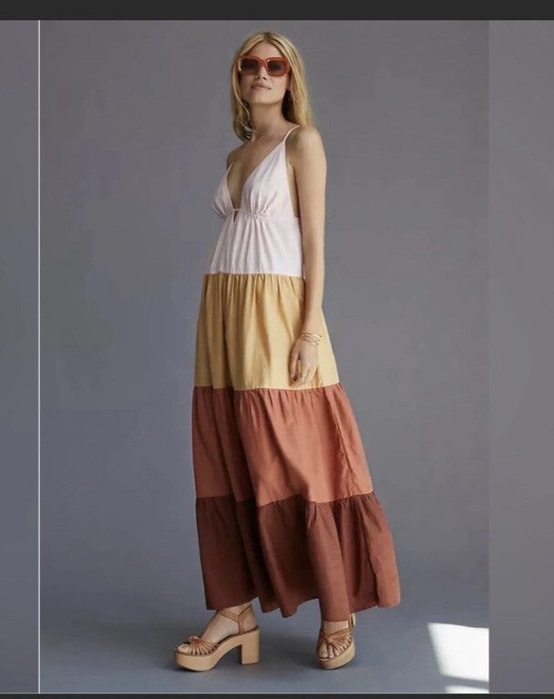 Anthropologie★Love The Label x Liberty London Maxi Dress Love The Label x Liberty London Smocked Midi Dress