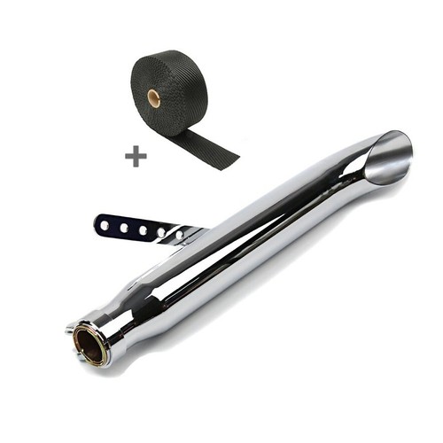 Auspuff + Hitzeschutzband für Suzuki Intruder VS 1400/ 800/ 750/ 600 TO5 - Bild 1 von 6