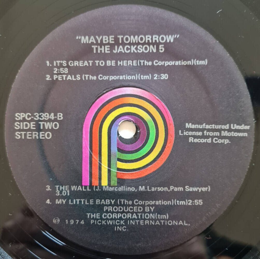 The Jackson 5 - Maybe Tomorrow (LP, Album) | eBay