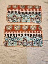 Home VCNY 2 Quilted Pattern Paisley Pillow Shams bedding decor shabby chic