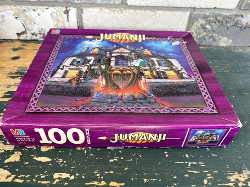 Jumanji Milton Bradley 100pc Puzzle Vintage 1995 Ages 5-10 12.5" x 15" #4674-2 - Picture 4 of 5