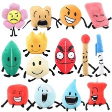 BFDI Battle for Dream Island Plush Figure Toy Stuffed Toys for Kids Gifts