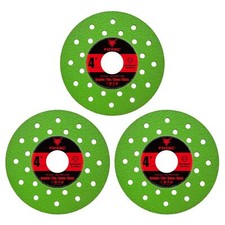 4 inch Diamond Cut Off Multi-Material Disc for Angle Grinder, 7/8" Arbor - 3Pack