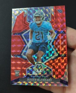 2022 Panini Mosaic Football Red Roger McCreary #381