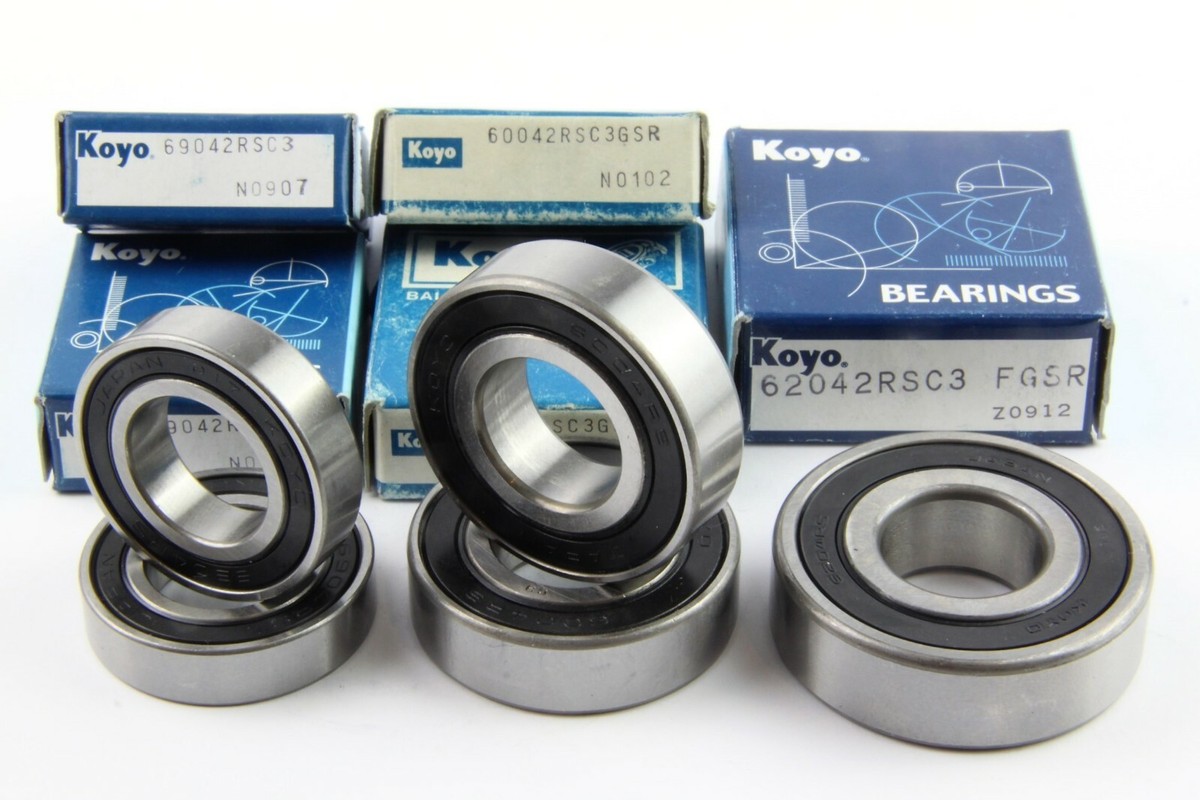 Suzuki DRZ400 Front/Rear Wheel Bearing Set of 5 pcs KOYO