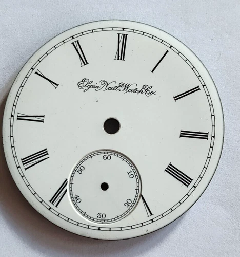 ELGIN 18 SIZE PORCELAIN DIAL OF-HC MODEL 1 TO 5+7 NICE CONDITION  --BB-1576