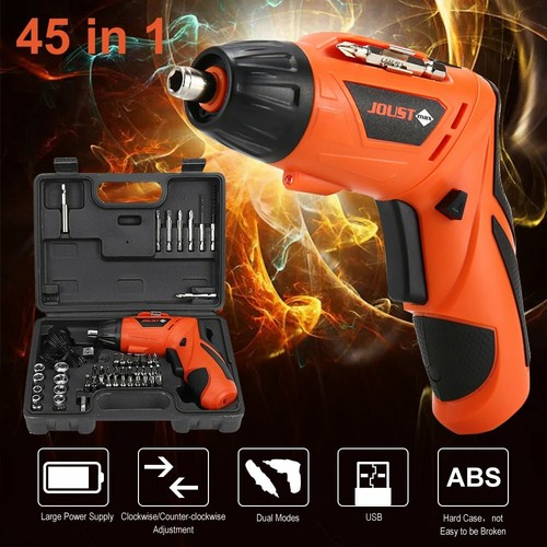 45 Pcs Electric Screwdriver Drill Tool 