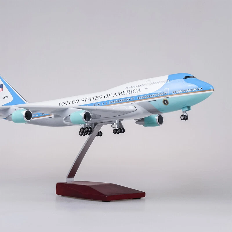 1/150 Resina US Air Force One B747 Boeing 747 Avión Modelo Avión Aerolínea Regalo Foto 2 de 4