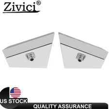 30"x10"x17" Pair of Aluminium Toolbox Under Tray Under Body Ute Truck Tool Box