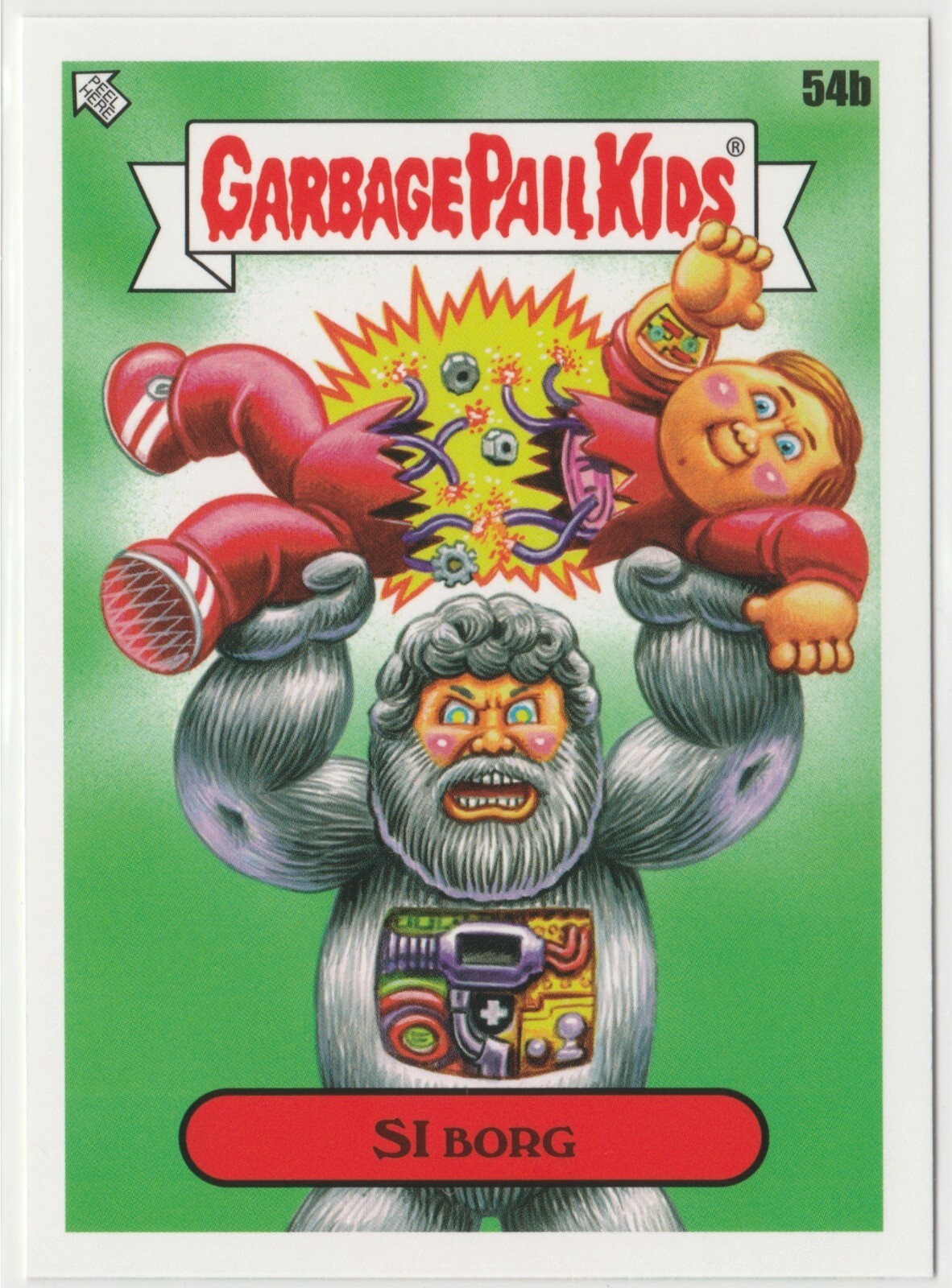 Si Borg #54b Garbage Pail Kids GPK 2023 Intergoolactic Mayhem Trading Card
